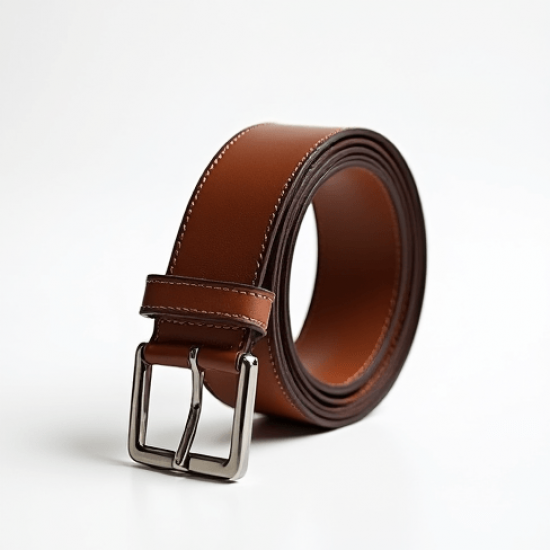 Women's Minimalist Silver Buckle Belt