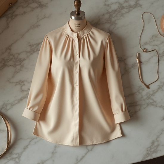 Women's Light Crew Neck Blouse