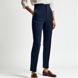 Women's Casual High Waist Ankle Pants