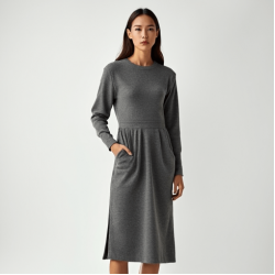 Women's Casual Crew Neck Dress
