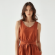 Women's Relaxed Sleeveless Midi Dress