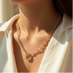 Women's Light Dainty Chain Necklace