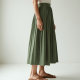 Women's Relaxed High Waist A-Line Skirt