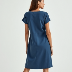 Women's Basic Short Sleeve Dress