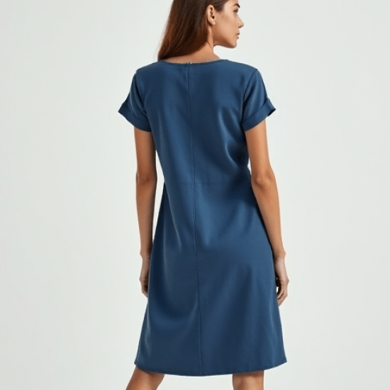 Women's Basic Short Sleeve Dress