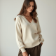 Women's Simple V-Neck Long Sleeve
