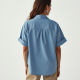 Women's Basic Short Sleeve Button-Down