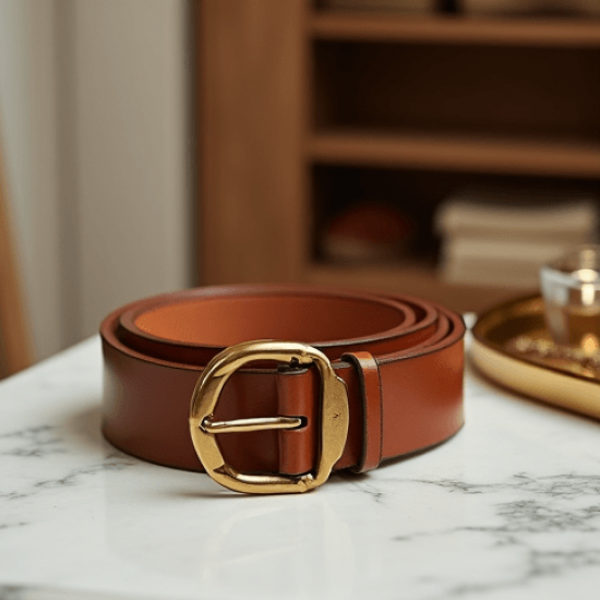 Women's Classic Thin Leather Belt