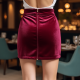 Women's Comfort High Waist Mini Skirt