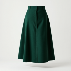Women's Classic High Waist A-Line Skirt
