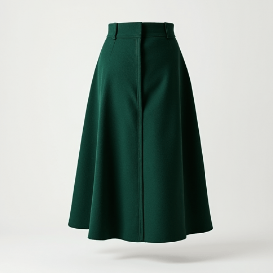 Women's Classic High Waist A-Line Skirt