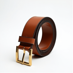 Women's Thin Leather Waist Belt
