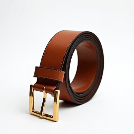 Women's Thin Leather Waist Belt