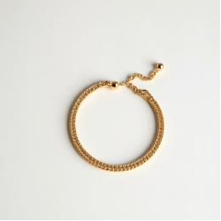 Women's Basic Thin Chain Bangle