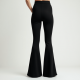 Women's Simple High Waist Flare Trousers