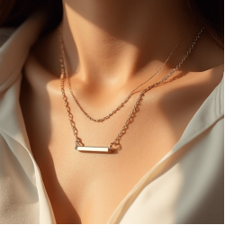 Women's Minimal Gold Necklace