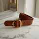 Women's Classic Thin Leather Belt