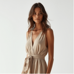 Women's Everyday V-Neck Long Dress