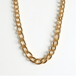 Women's Light Gold Chain Necklace
