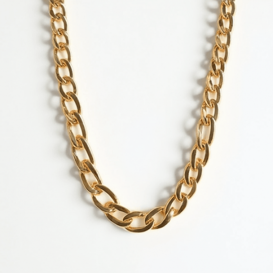 Women's Light Gold Chain Necklace