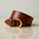Women's Minimal Gold Buckle Belt