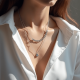 Women's Minimalist Silver Chain Necklace