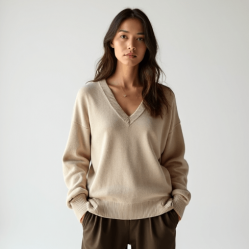 Women's Casual V-Neck Long Sleeve