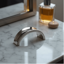 Women's Minimalist Silver Hair Clip