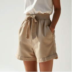 Women's Relaxed High Waist Shorts