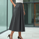 Women's Basic High Waist Flared Skirt