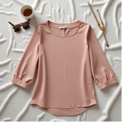 Women's Light Boat Neck Blouse