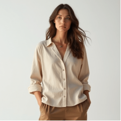 Women's Relaxed V-Neck Shirt