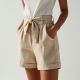 Women's High Waist Straight Shorts
