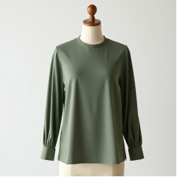 Women's Casual Collarless Blouse