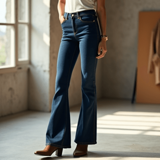 Women's Everyday High Waist Slight Flare