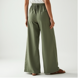 Women's Relaxed High Waist Flare Pants
