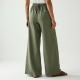Women's Relaxed High Waist Flare Pants