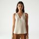Women's Simple Collarless Top