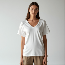 Women's V-Neck Short Sleeve T-Shirt