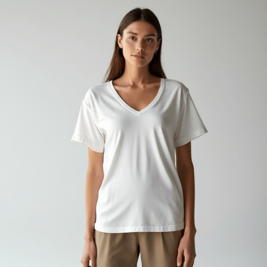 Women's V-Neck Short Sleeve T-Shirt