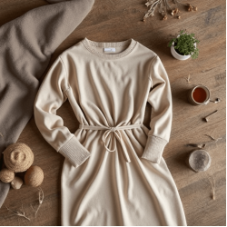 Women's Comfort Long Sleeve Casual Dress