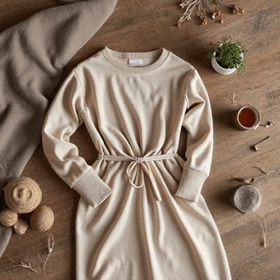 Women's Comfort Long Sleeve Casual Dress