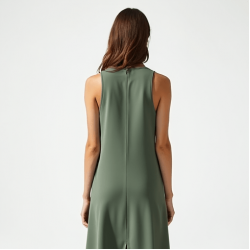 Women's Light Crew Neck Tank Dress