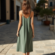 Women's Light Crew Neck Tank Dress