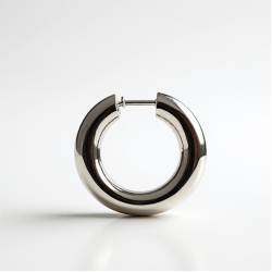 Women's Minimalist Silver Hoops