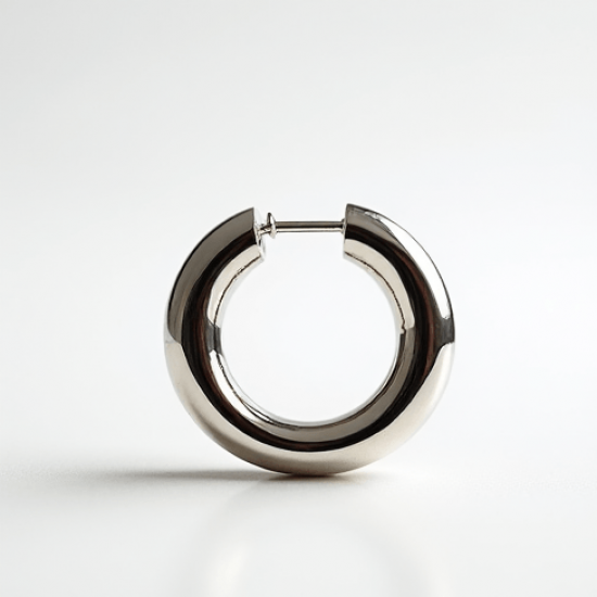 Women's Minimalist Silver Hoops