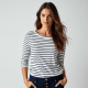 Women's Basic Boat Neck Top