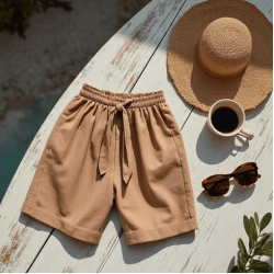 Women's Relaxed High Waist Shorts