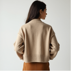 Women's Soft Cropped Cardigan