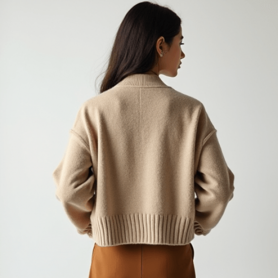 Women's Soft Cropped Cardigan